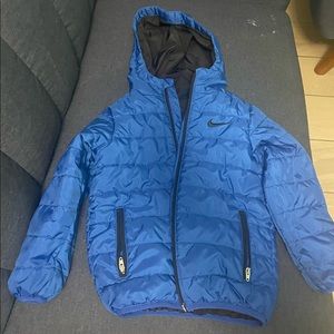 Blue Nike jacket size 4
